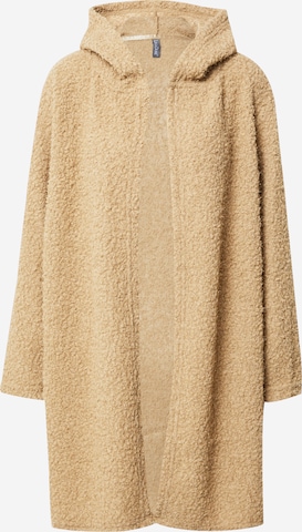 Peignoir court 'Fluffy' LingaDore en marron : devant