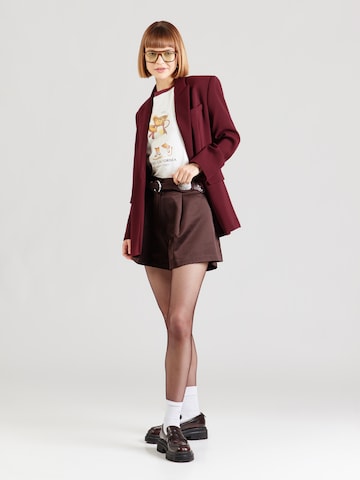 GUESS Тениска 'TENNIS LADY BEAR' в бежово