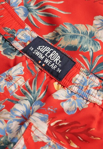 Superdry Zwemshorts in Rood