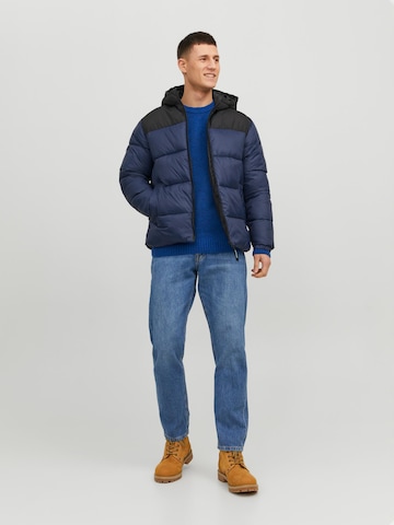 JACK & JONES - Chaqueta de entretiempo 'Toby' en azul