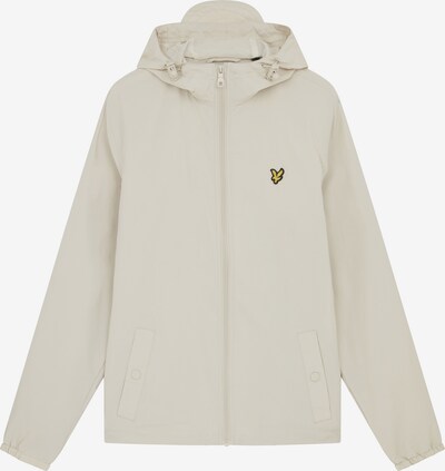 Lyle & Scott Overgangsjakke i kremfarget / gyldengul / svart, Produktvisning