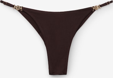 CALZEDONIA Bikini Bottoms 'Minimal Fit' in Brown: front