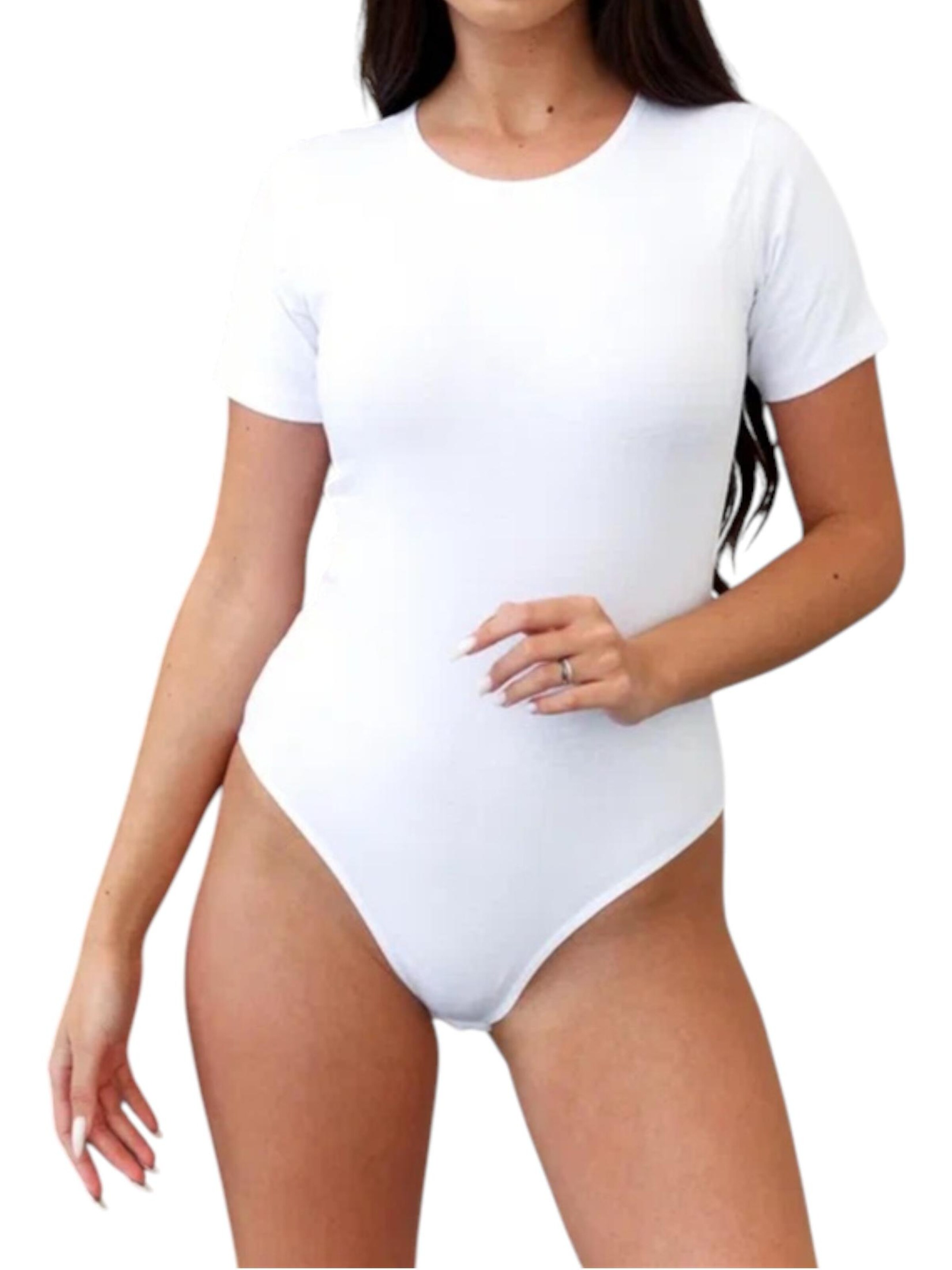 fashionshowcase Shirtbody 'BODYBASE' i hvid