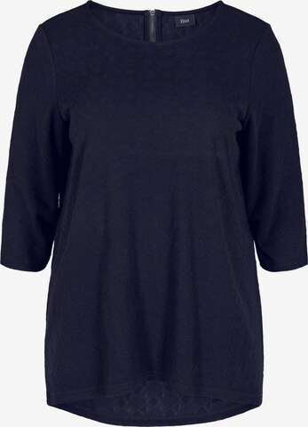 Zizzi Blouse in Blue: front