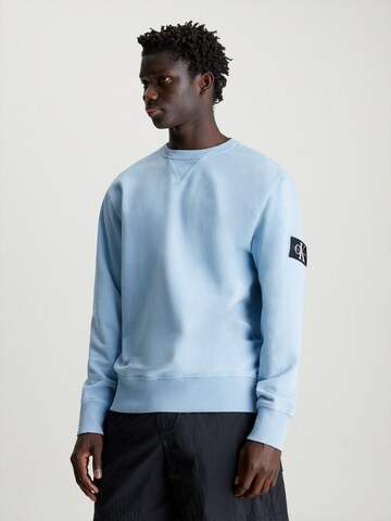 Calvin Klein Jeans Sweatshirt in Blau: predná strana