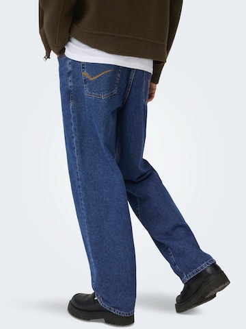 Only & Sons Avar lõige Teksapüksid 'ONSFADE', värv sinine