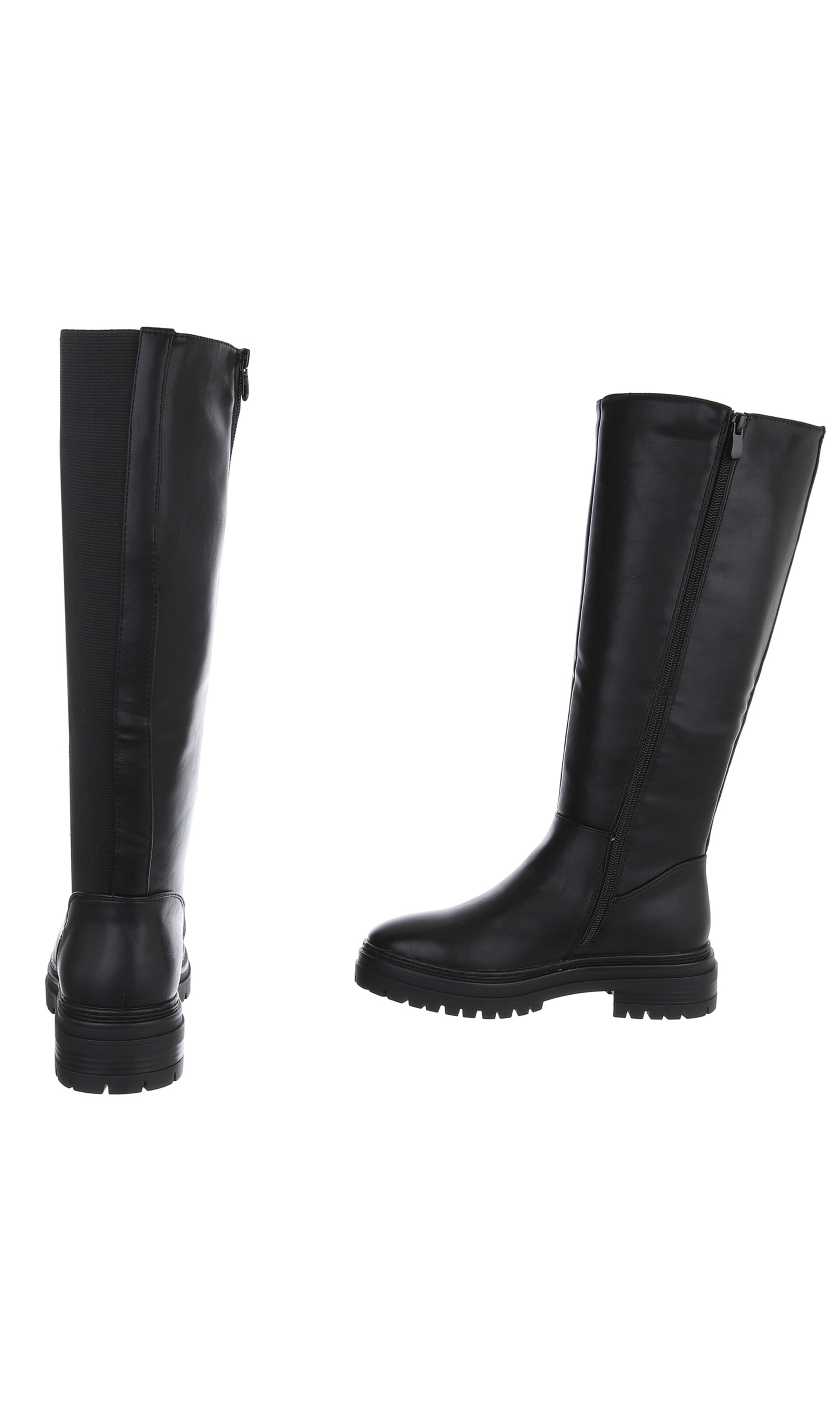 Ital-Design Stiefel in Schwarz
