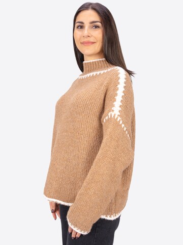 Pull-over 'JOLIE' Seasons of April en marron