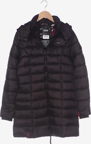 MARIKOO Mantel M in Schwarz: Vorderseite