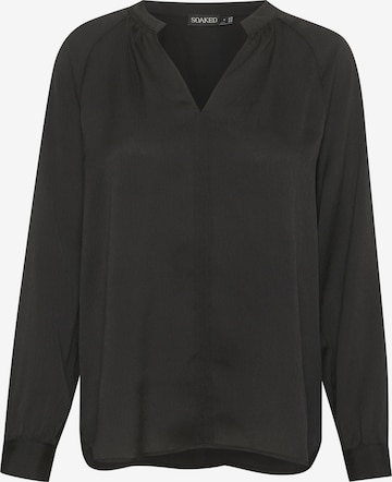 SOAKED IN LUXURY Blouse in Black: front