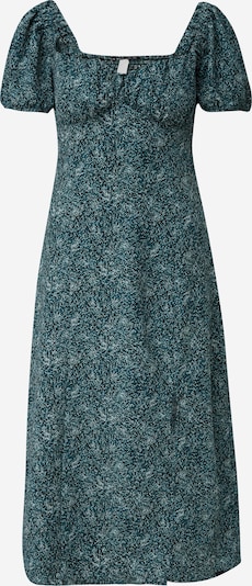 QS Kleid in pastellblau / petrol / schwarz, Produktansicht