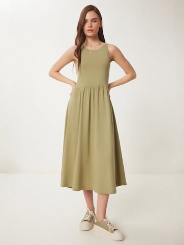 Happiness İstanbul Dress in Green: front