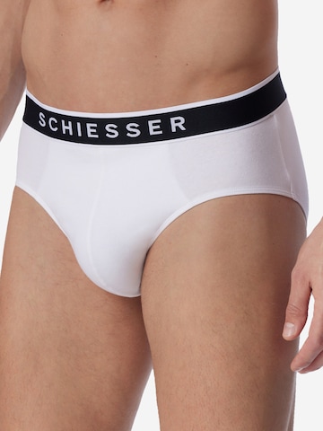 SCHIESSER Slip '95/5 Organic Cotton' in Wit