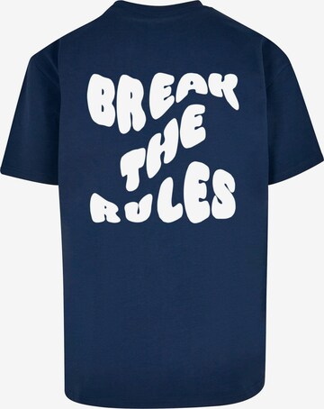 Merchcode Shirt 'Break The Rules' in Blau