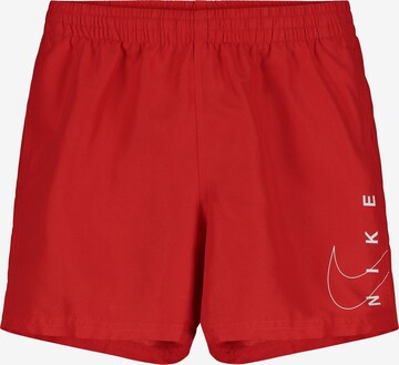 Nike Swim Athletic Swimwear in Red: front