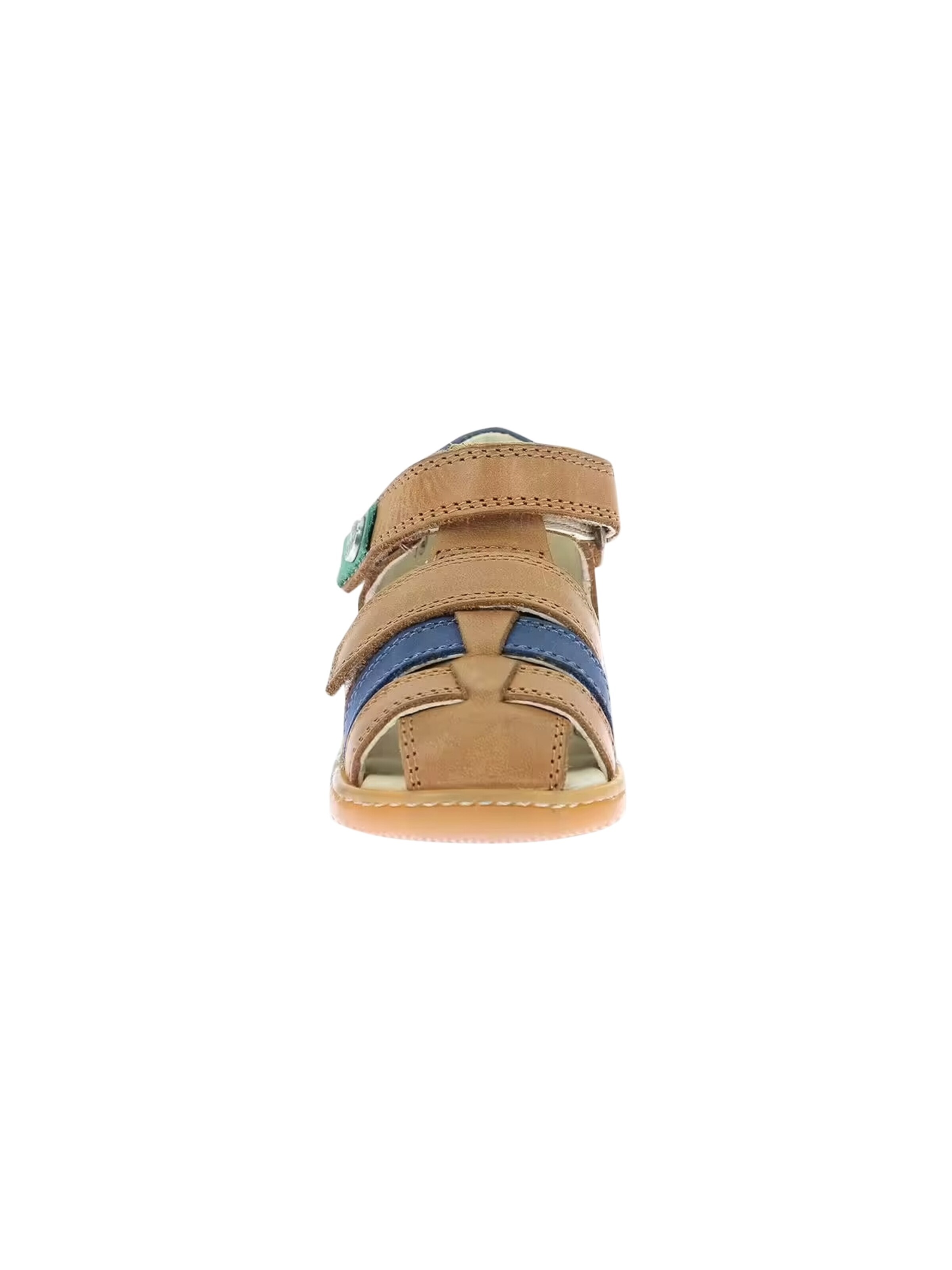 Kickers Open schoenen 'Kick Pod Ledersandalen für Kinder' in Bruin