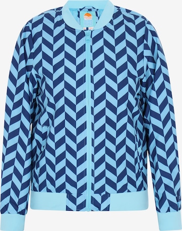 Veste mi-saison beach budz en bleu : devant