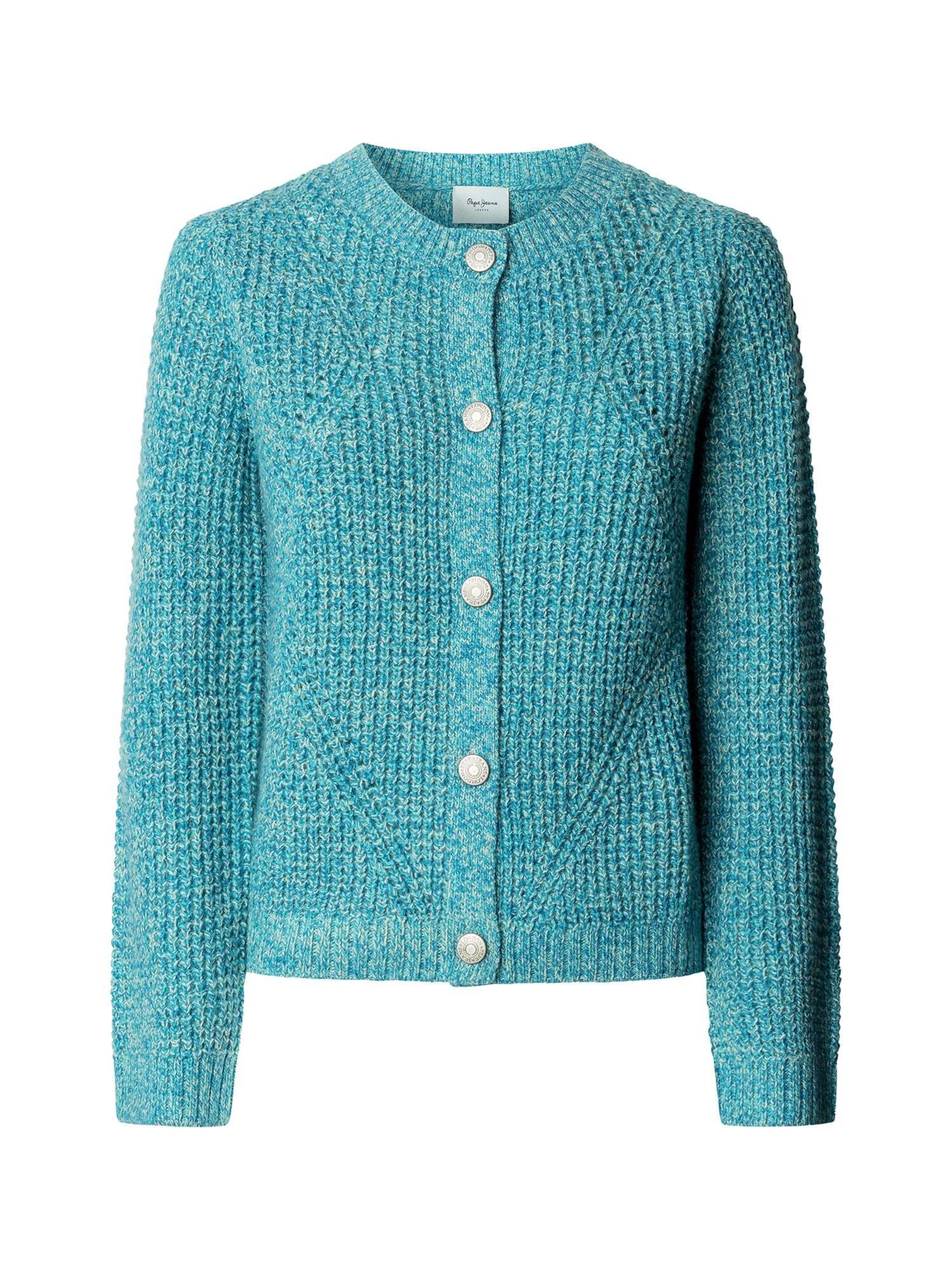 Pepe Jeans Strickjacke 'Ariela' in Grün: Vorderseite
