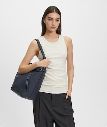 Liebeskind Berlin Hobo in Blau: Vorderseite