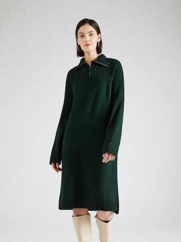 G-Star RAW - Vestido de punto 'Skipper' en verde: frente