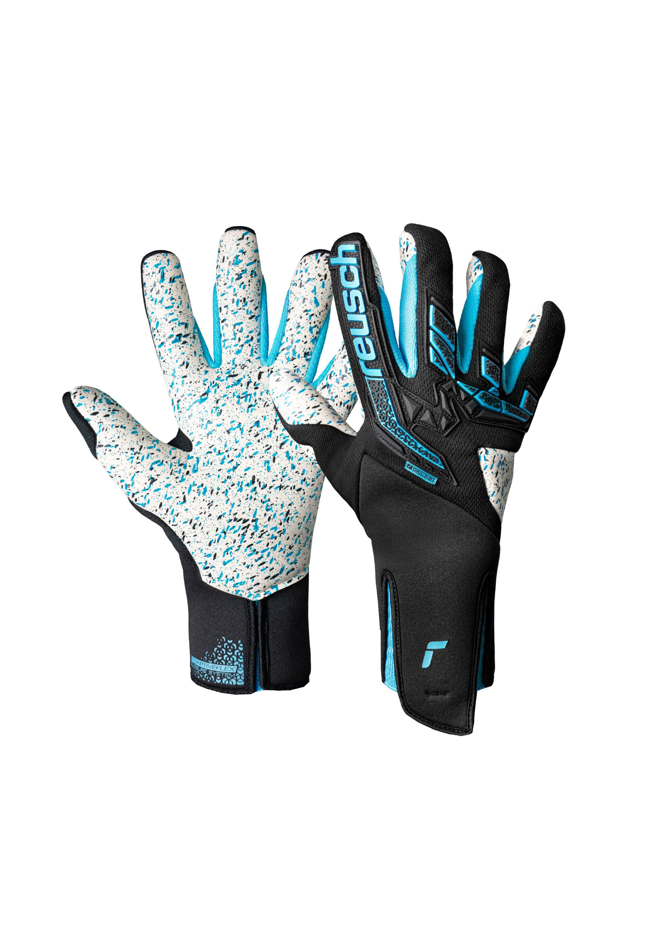 REUSCH Torwarthandschuhe 'Attrakt Freegel Fusion Strapless' in blau / schwarz, Produktansicht