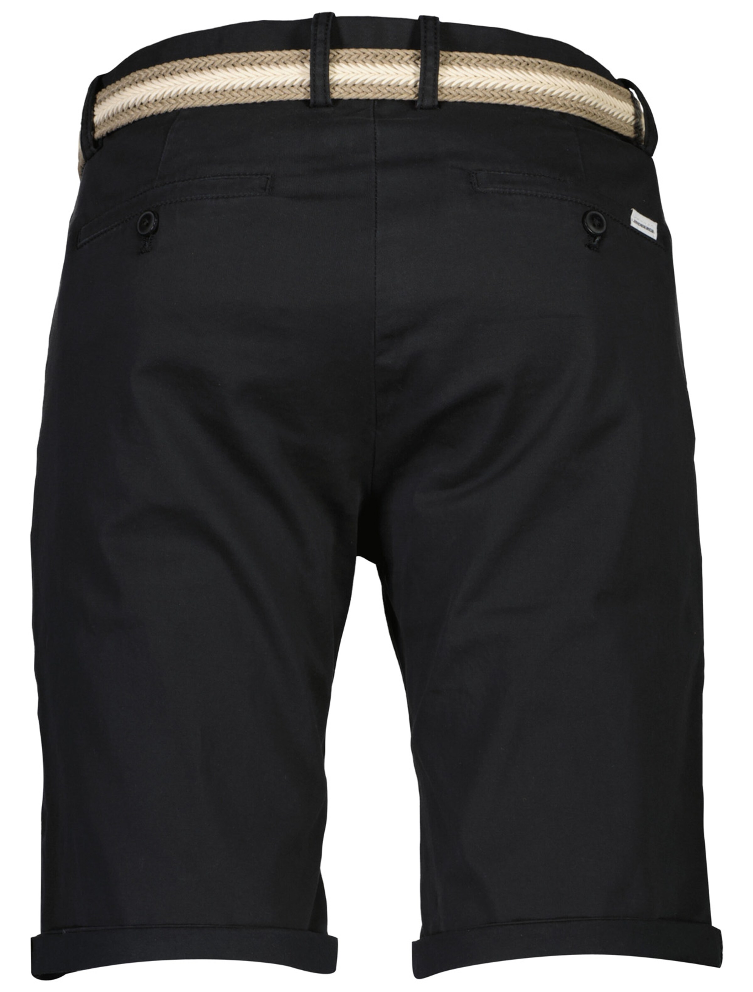 Lindbergh Regular Chino Pants 'Superflex' in Black