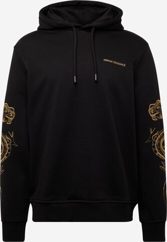 ARMANI EXCHANGE Sweatshirt in Black: front