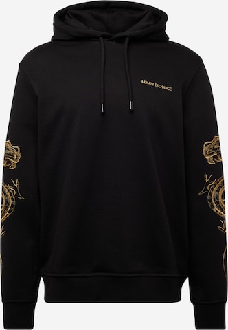 ARMANI EXCHANGE Sweatshirt in Schwarz: predná strana