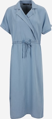 Vero Moda Tall - Vestido camisero 'LILIANA' en azul: frente