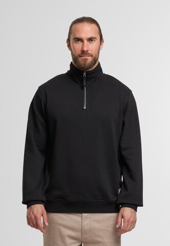 Sweat-shirt 'Portal' INDICODE JEANS en noir : devant