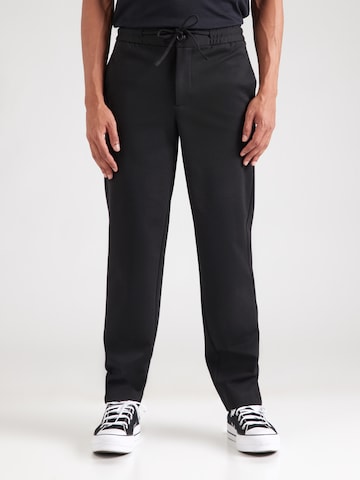 Regular Pantalon Lindbergh en noir : devant