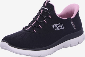 SKECHERS Platform trainers in Black: front