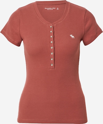 Abercrombie & Fitch T-shirt i röd: framsida