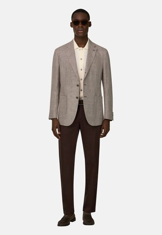 Boggi Milano Regular Fit Sakko ' Prince of Wales' in Braun