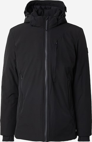 Cars Jeans Зимняя куртка 'HARWICK' в Черный: спереди