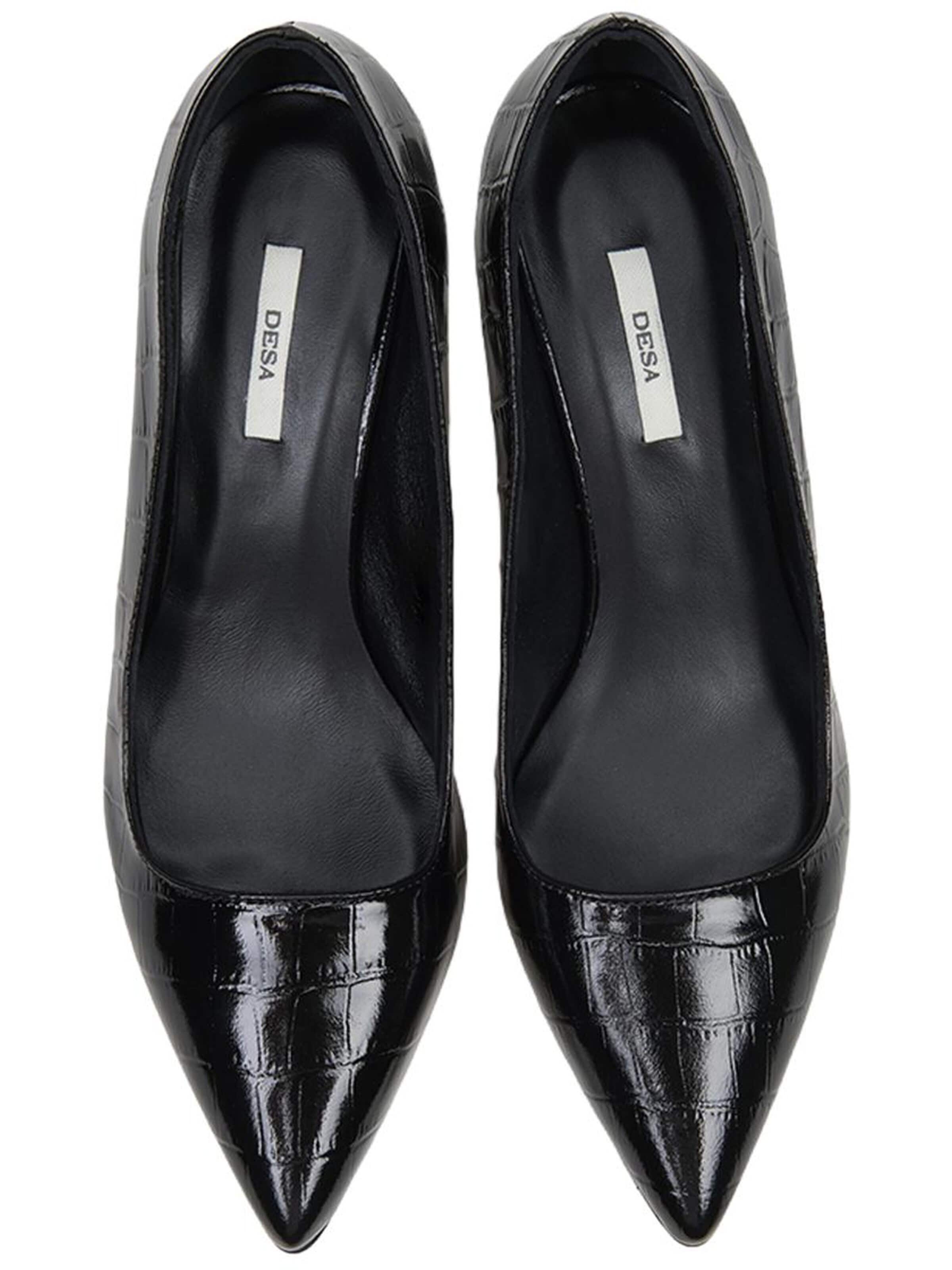 Desa - Zapatos con plataforma 'Stilett' en negro