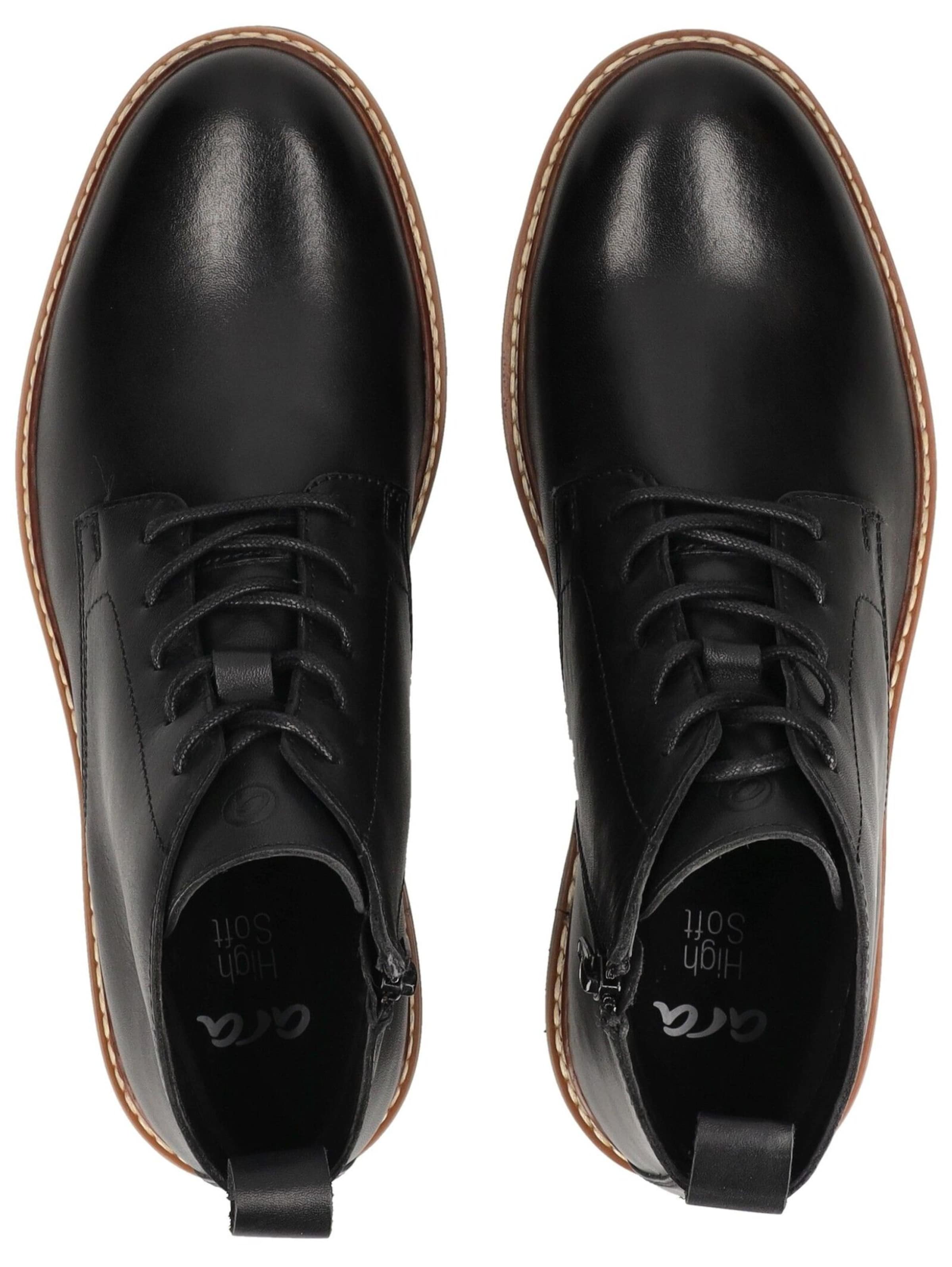 ARA Schnürstiefel in Schwarz