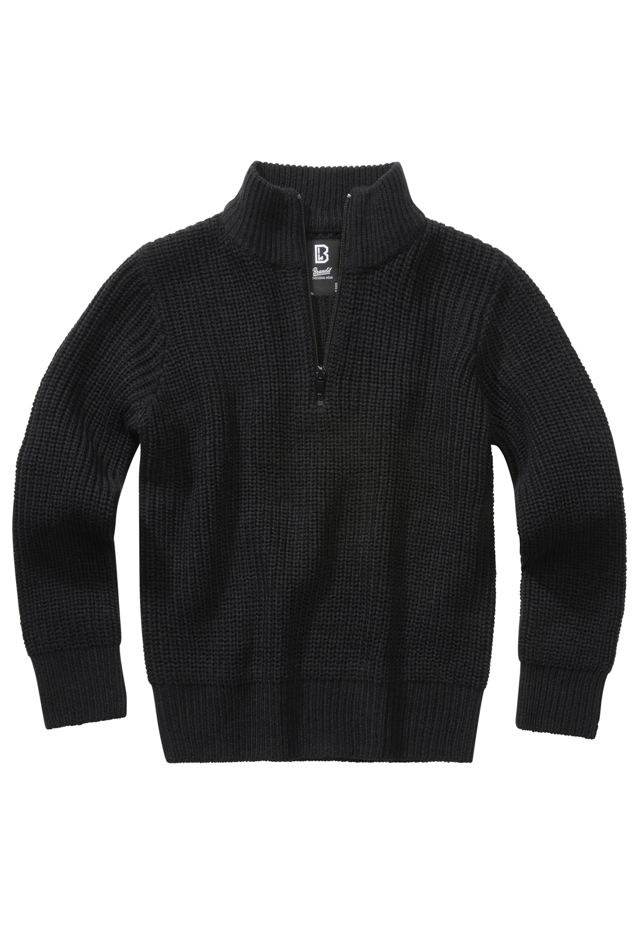 Brandit Sweater 'Marine ' in Black: front