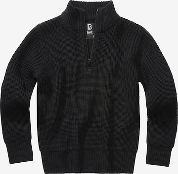 Brandit Pullover 'Marine ' in Schwarz: predná strana