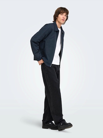 Only & Sons Prehodna jakna 'ONSRAMOS' | modra barva