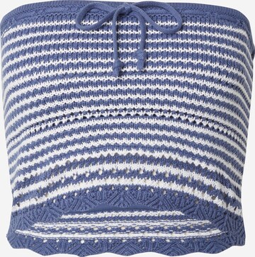 HOLLISTER Knitted top in Blue: front