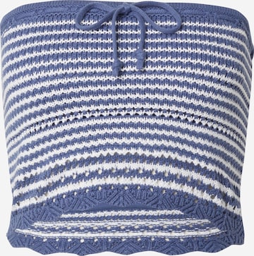 HOLLISTER Knitted Top in Blue: front