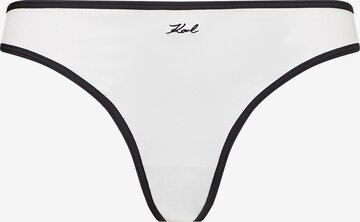 Slip di Karl Lagerfeld in bianco: frontale