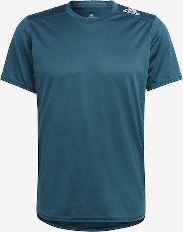 ADIDAS SPORTSWEAR Performance Shirt 'Designed 4 Running ' in Blue: front