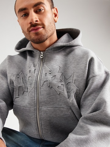 WEEKDAY - Sudadera con cremallera 'Simon' en gris