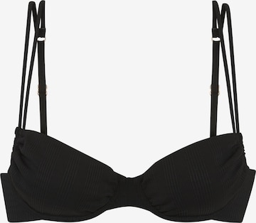 Copenhagen Studios Balconette Bikinitoppi värissä musta: etupuoli