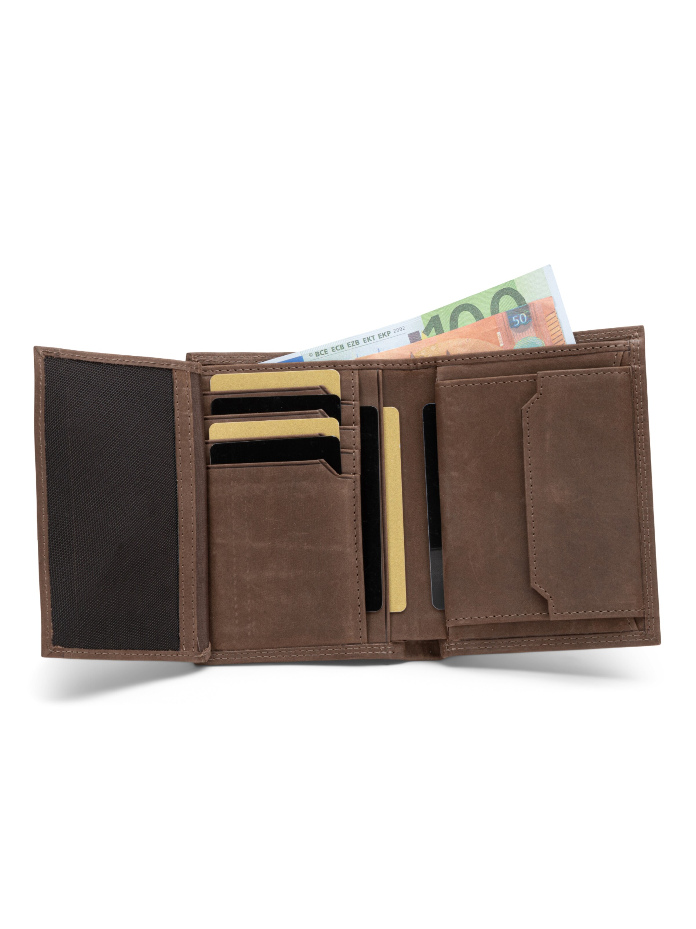 SERASAR Wallet 'Vintage' in Brown