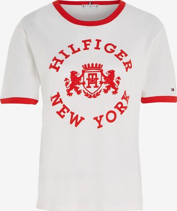 T-shirt TOMMY HILFIGER en blanc : devant