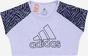 ADIDAS PERFORMANCE Performance Shirt in Purple: front