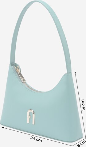 FURLA - Mala de ombro 'DIAMANTE' em verde